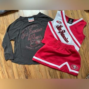 3T 49ers girls set